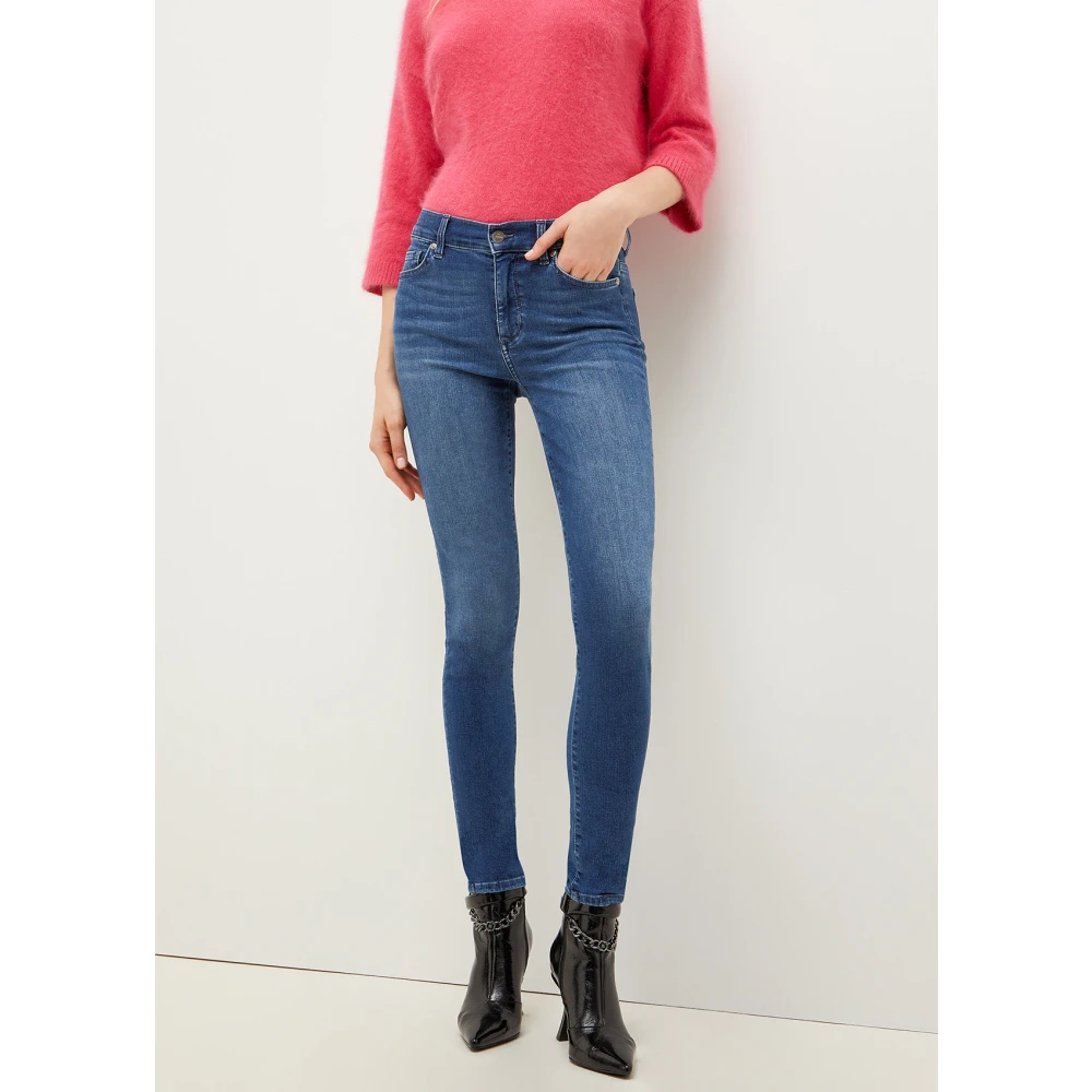 Liu Jo Authentieke Skinny Denim Jeans Blue Dames