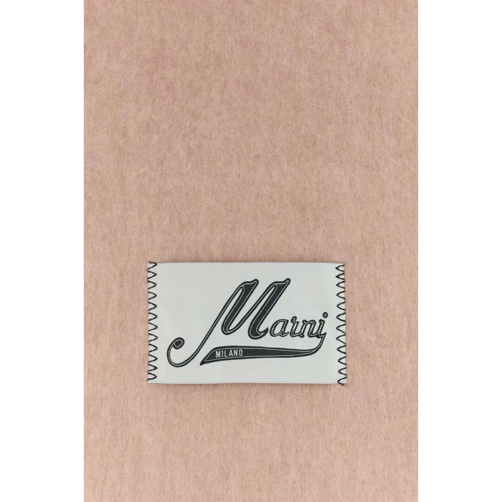 Marni Roze Alpaca Blend Sjaal Pink Heren