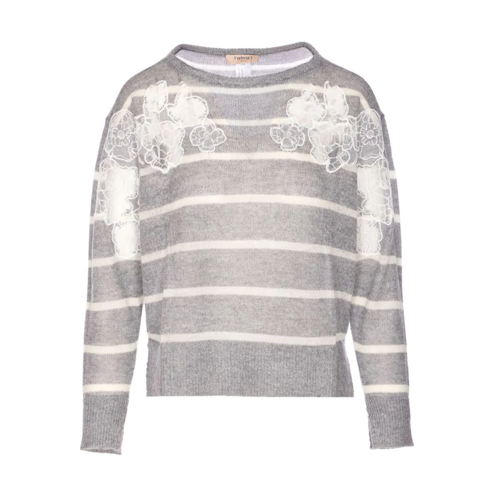 Knitwear > Round-neck Knitwear - - Twinset - Modalova