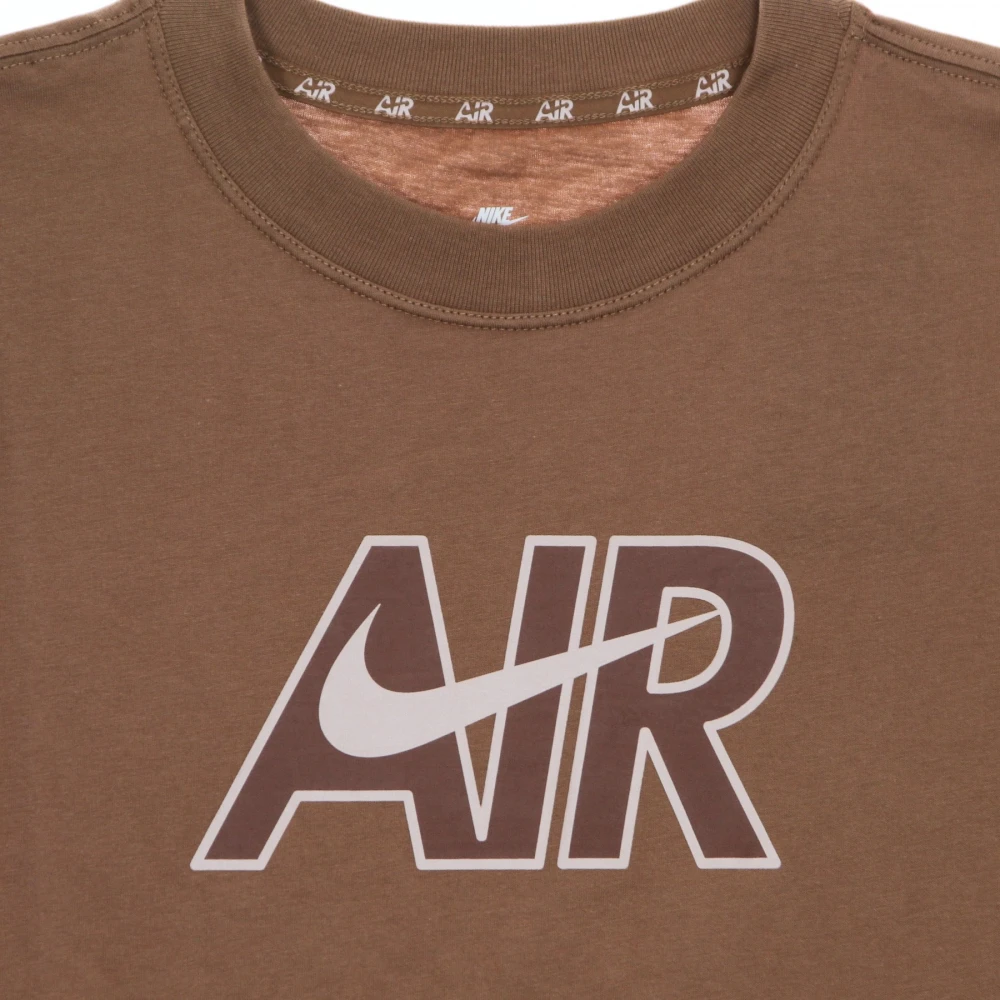 Nike Mineral Clay Streetwear T-shirt Brown Dames