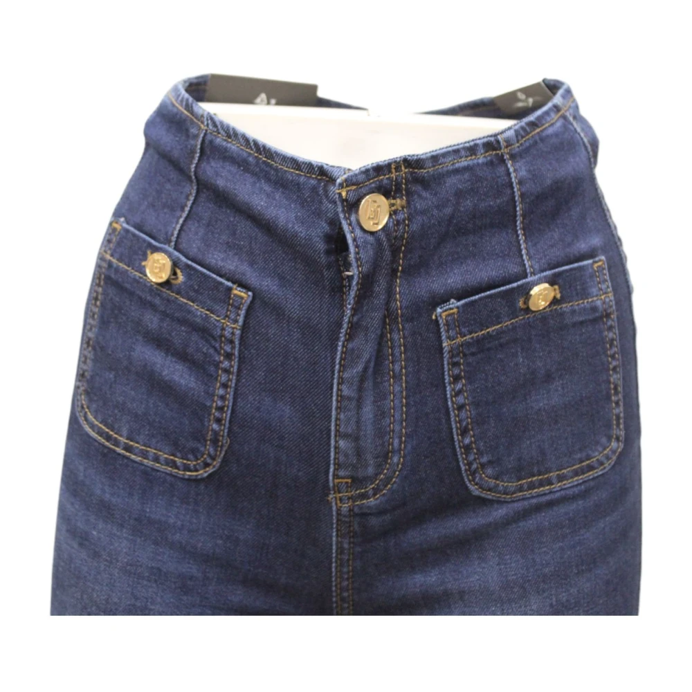 Gaudi Stijlvolle Cropped Jeans voor Vrouwen Blue Dames