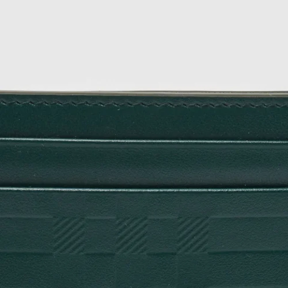 Burberry Vintage Pre-owned Leather wallets Green Heren