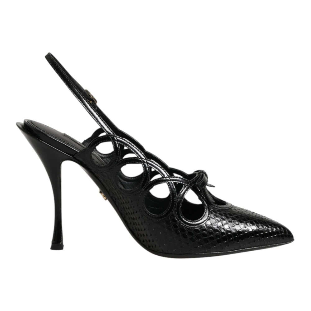 Dolce & Gabbana , Pumps, Female, Black, 3 1/2 Uk, Slingbacks High Heels