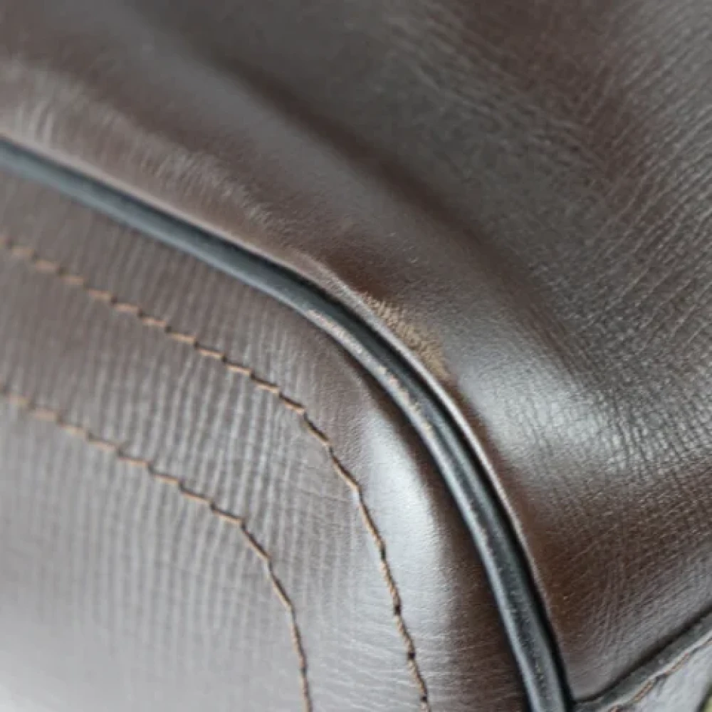 Louis Vuitton Vintage Pre-owned Leather travel-bags Brown Dames