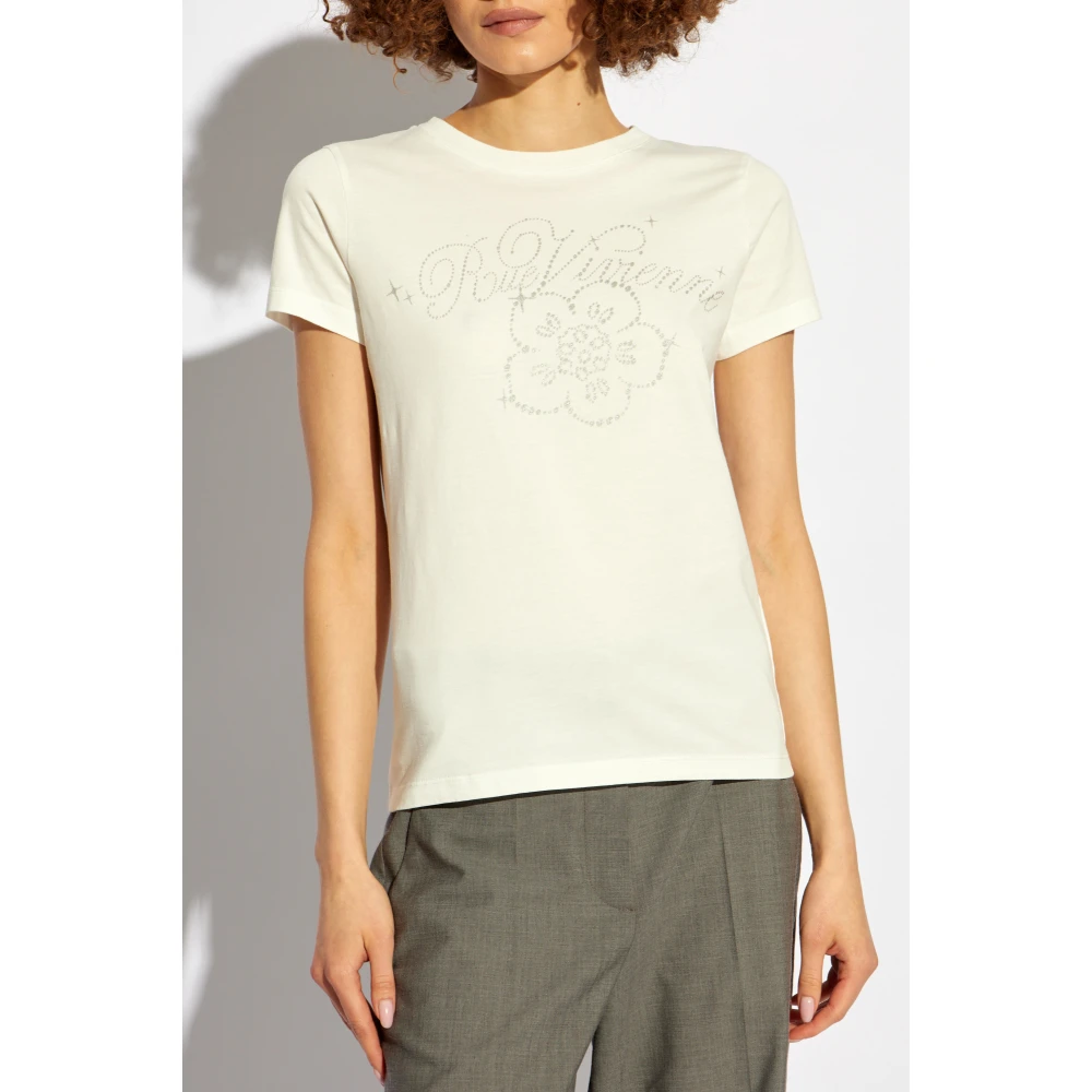 Kenzo T-shirt met print Beige Dames