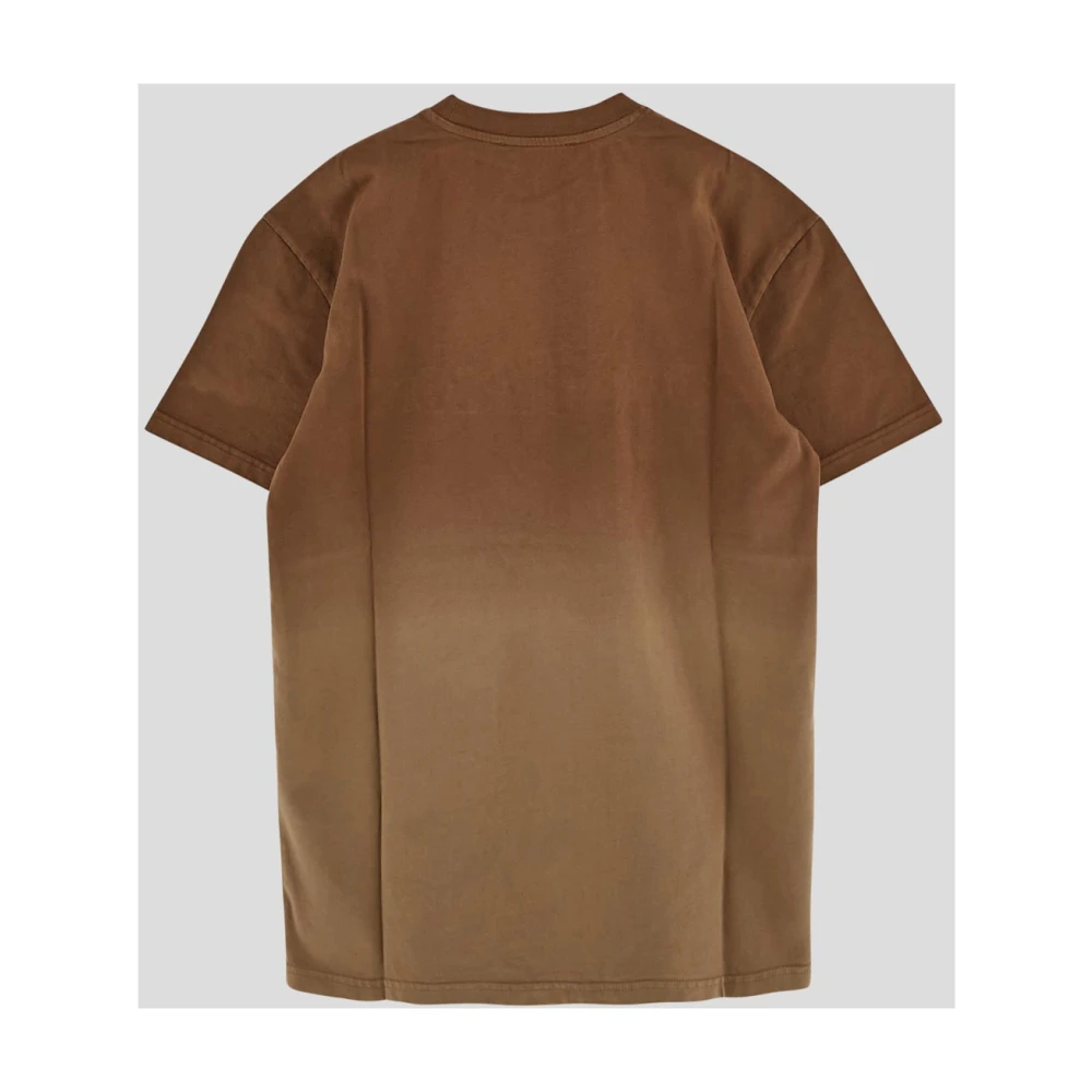 JW Anderson Katoenen Logo T-Shirt Brown Dames