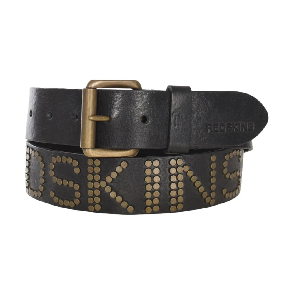 Redskins Studded leren riem Peaky stijl Black Heren