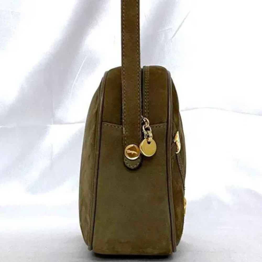 Salvatore Ferragamo Pre-owned Suede shoulder-bags Brown Dames