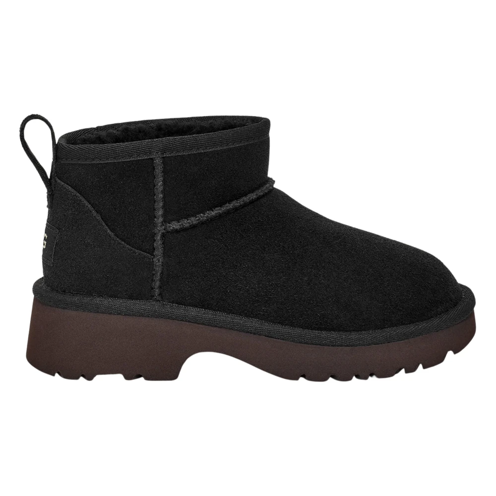 Ugg Black Kids Boots, Female, 32 1/2 Eu, Classic Ultra Mini Boots
