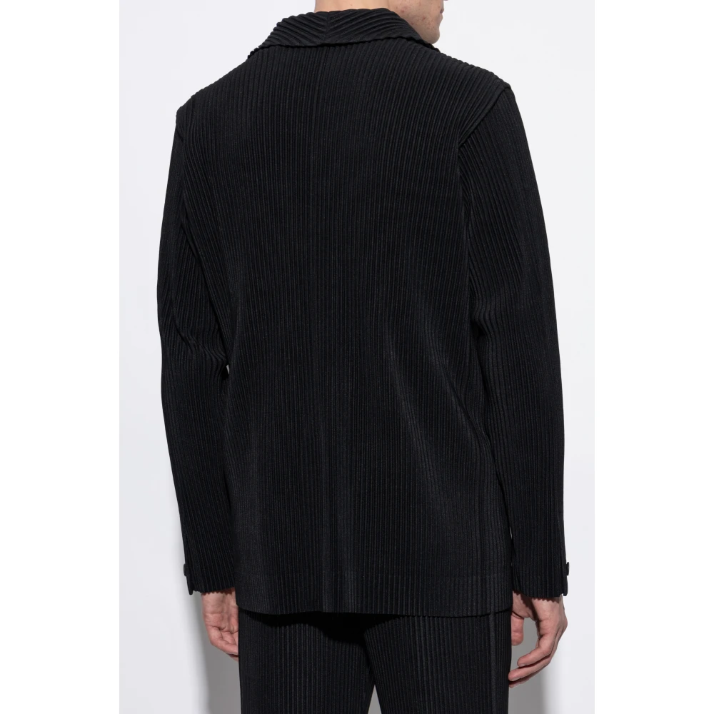 Issey Miyake Geplooide blazer Black Heren