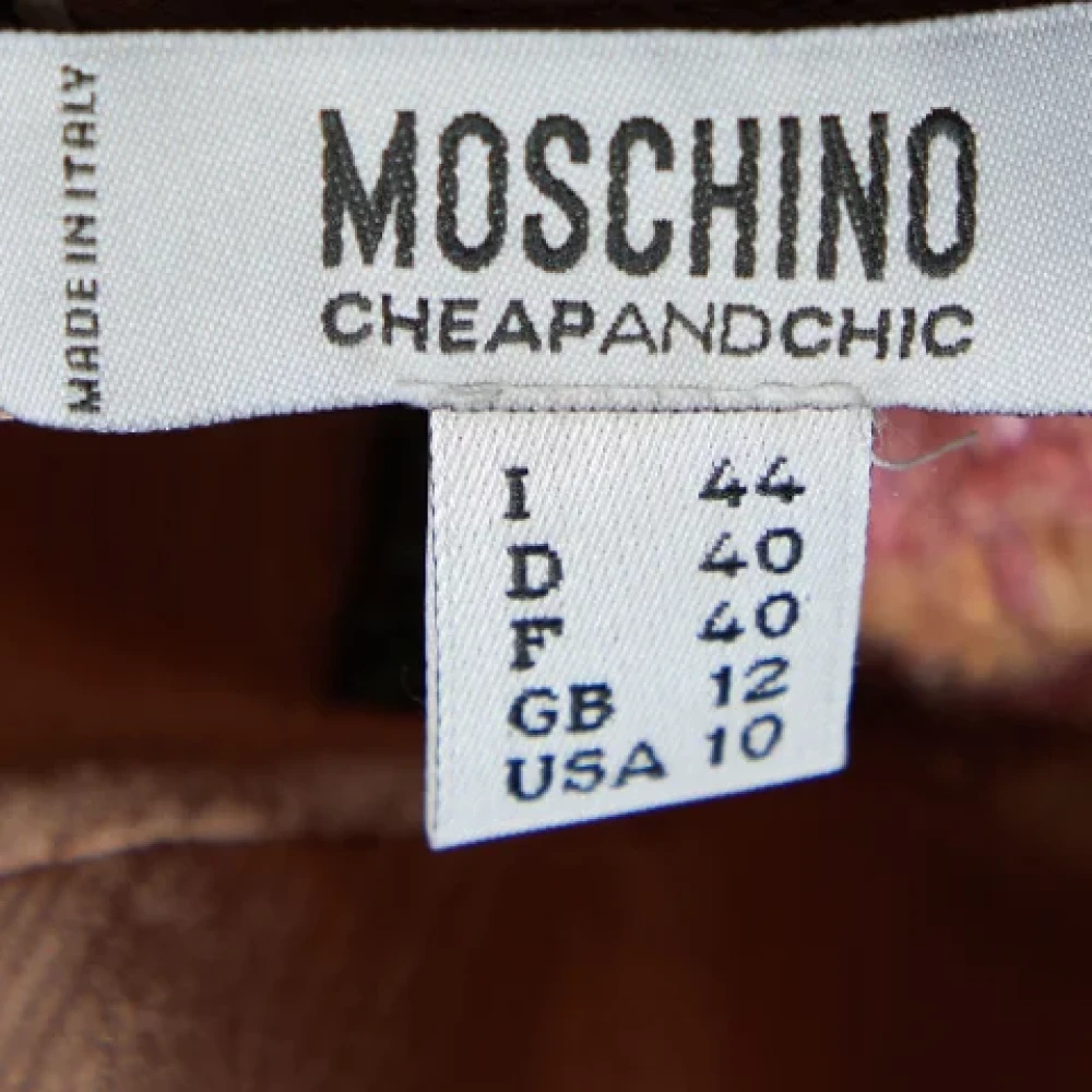 Moschino Pre-Owned Pre-owned Silk tops Pink Dames