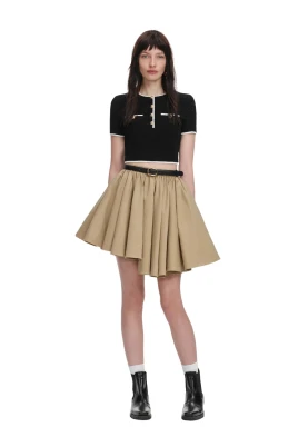 Cotton Mini Skirt