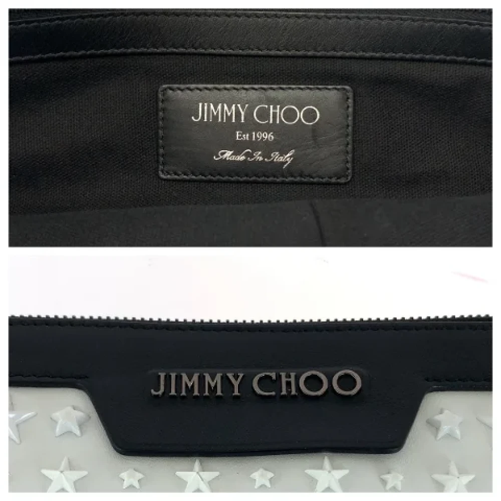 Jimmy Choo Pre-owned Leather clutches White Heren