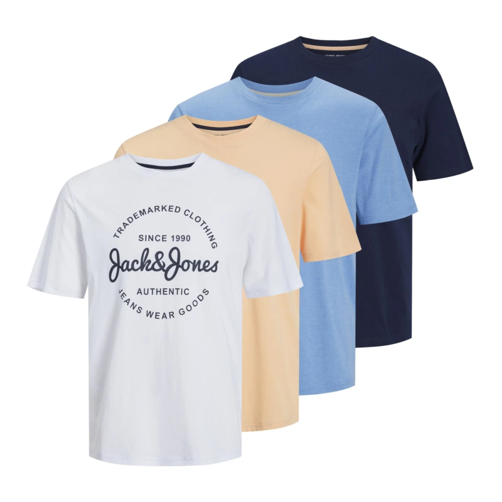 Jack & jones Bos Print Mix T-Shirt Pak Multicolor Heren