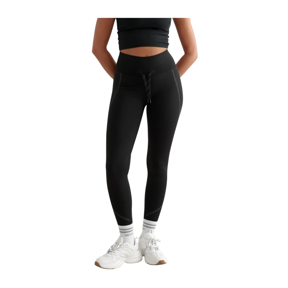 Aim'n Black Reflective Warming Tights Black, Dam