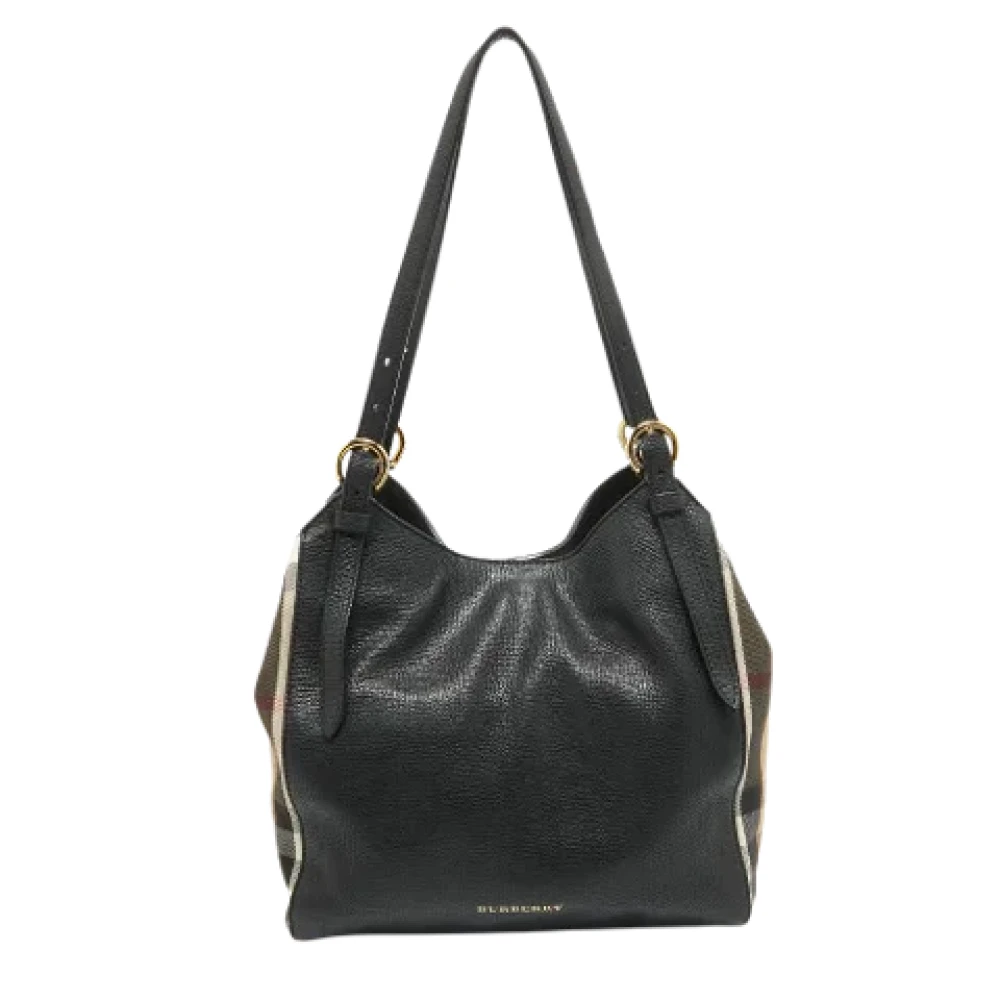 Burberry Vintage Pre-owned Canvas totes Black Dames