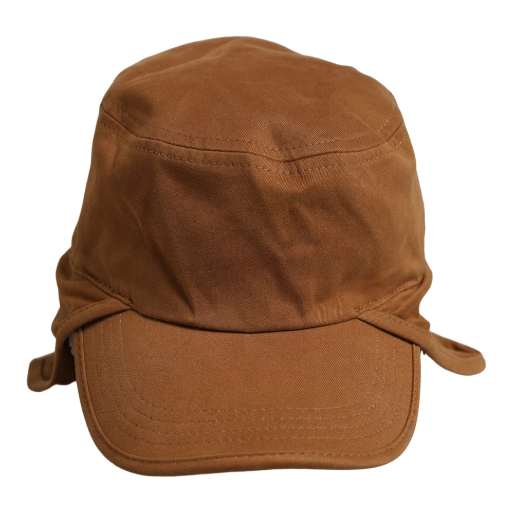 Dolce & Gabbana Double Brim Baseball Cap - Unisex - Hats & Caps - Brown - One Size - Accessories