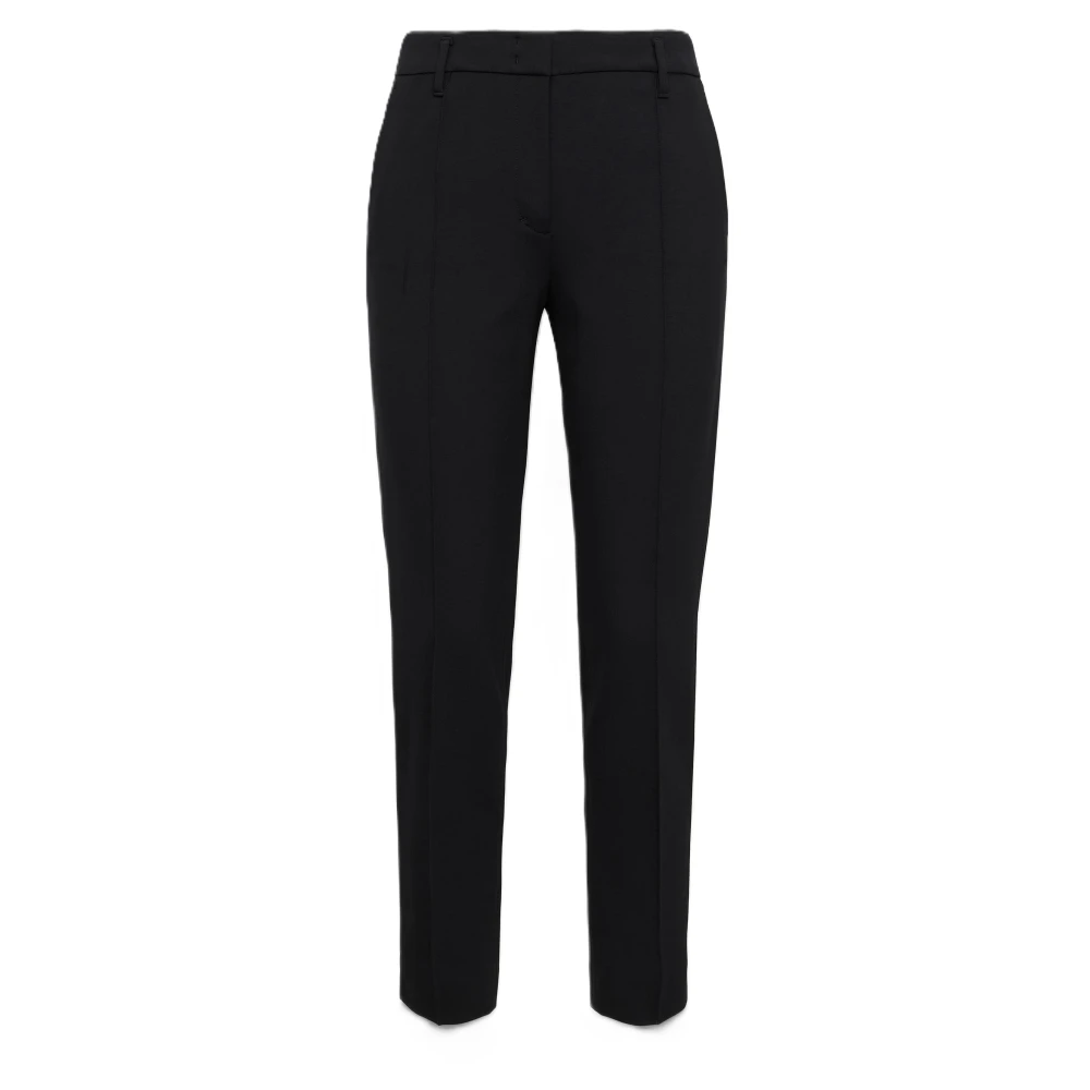 Dorothee schumacher Essence Broek High-Rise Enkel Lengte Black Dames