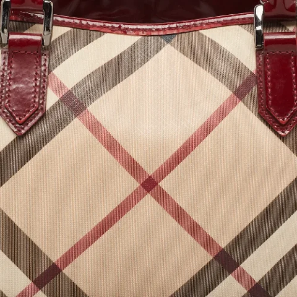Burberry Vintage Pre-owned Leather totes Multicolor Dames