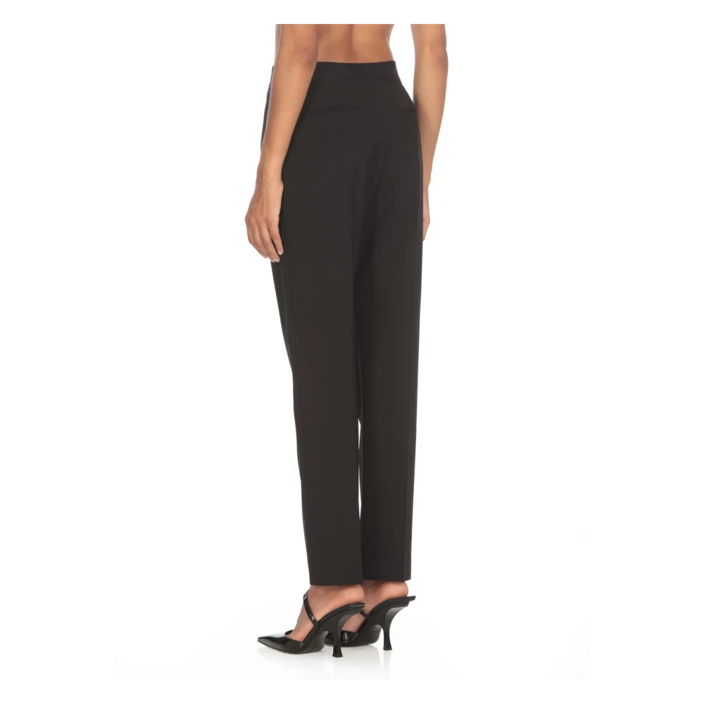 Msgm Stijlvolle broek voor mannen Black Dames