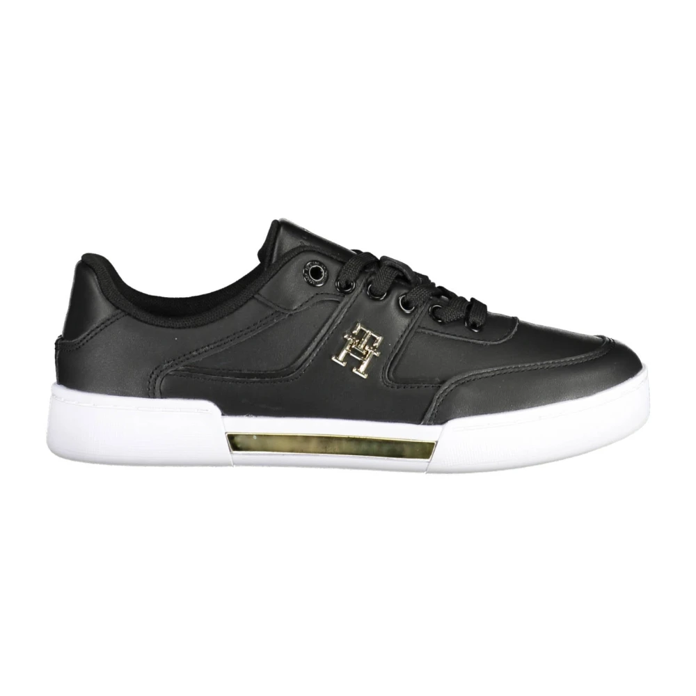 Tommy Hilfiger Women's Black Sneakers,, Polyester Sneaker Size 5 Uk