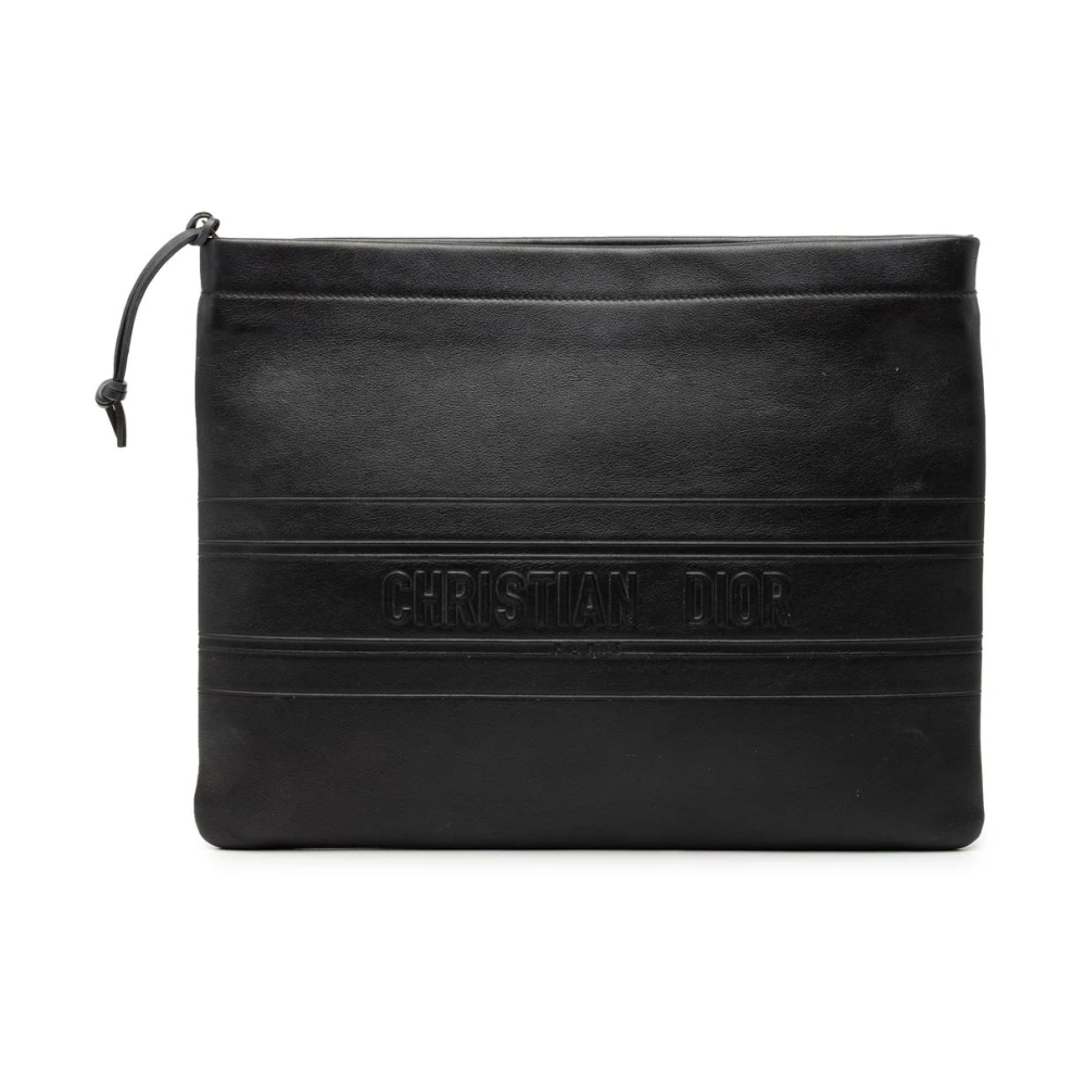 Dior Vintage Women's Black Pre-Owned Accessories Pouch