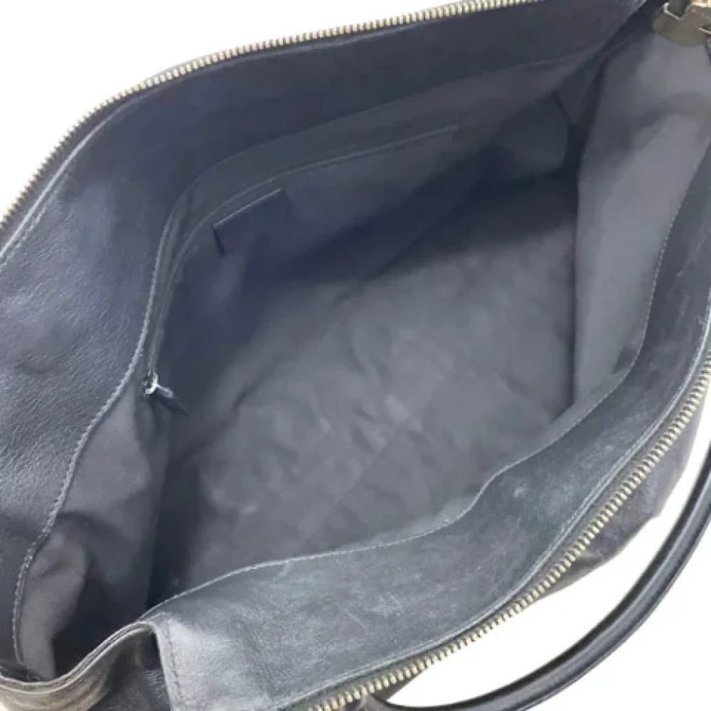 Gucci Vintage Pre-owned Leather totes Black Dames