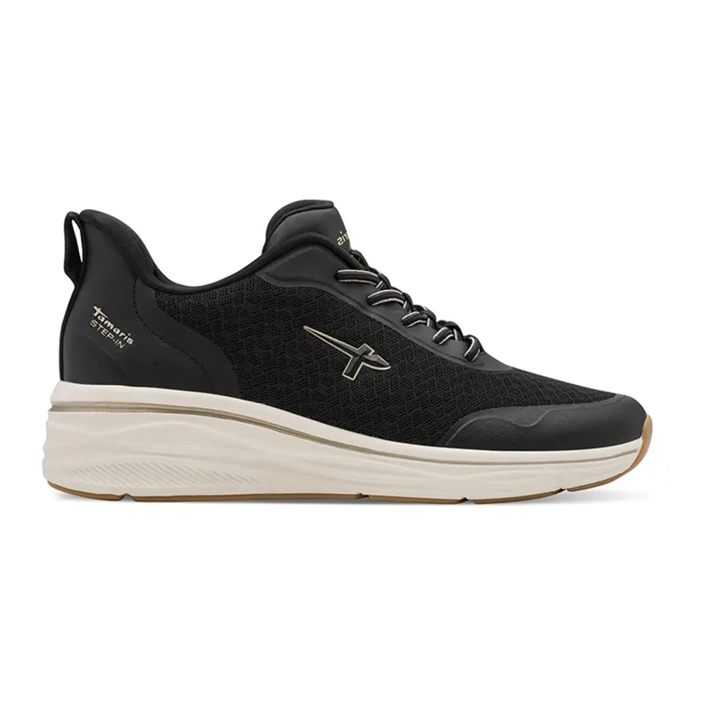 Tamaris Women's Black Sneakers, 7 Uk, Sneaker