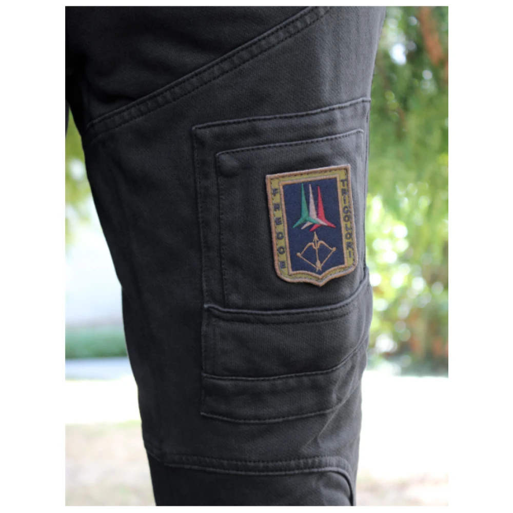 aeronautica militare Katoenen Anti-G Joggingbroek Black Heren