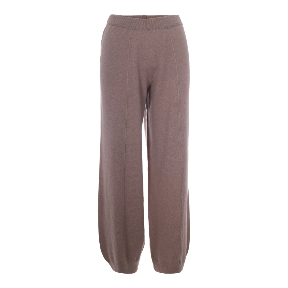 Fabiana Filippi Brown Tapered Trousers, Female, Xs, Tapered Trousers
