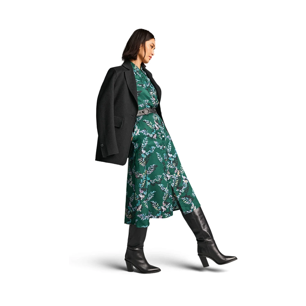 RIANI Bloemenjurk met aantrekbaar ceintuur Multicolor Dames