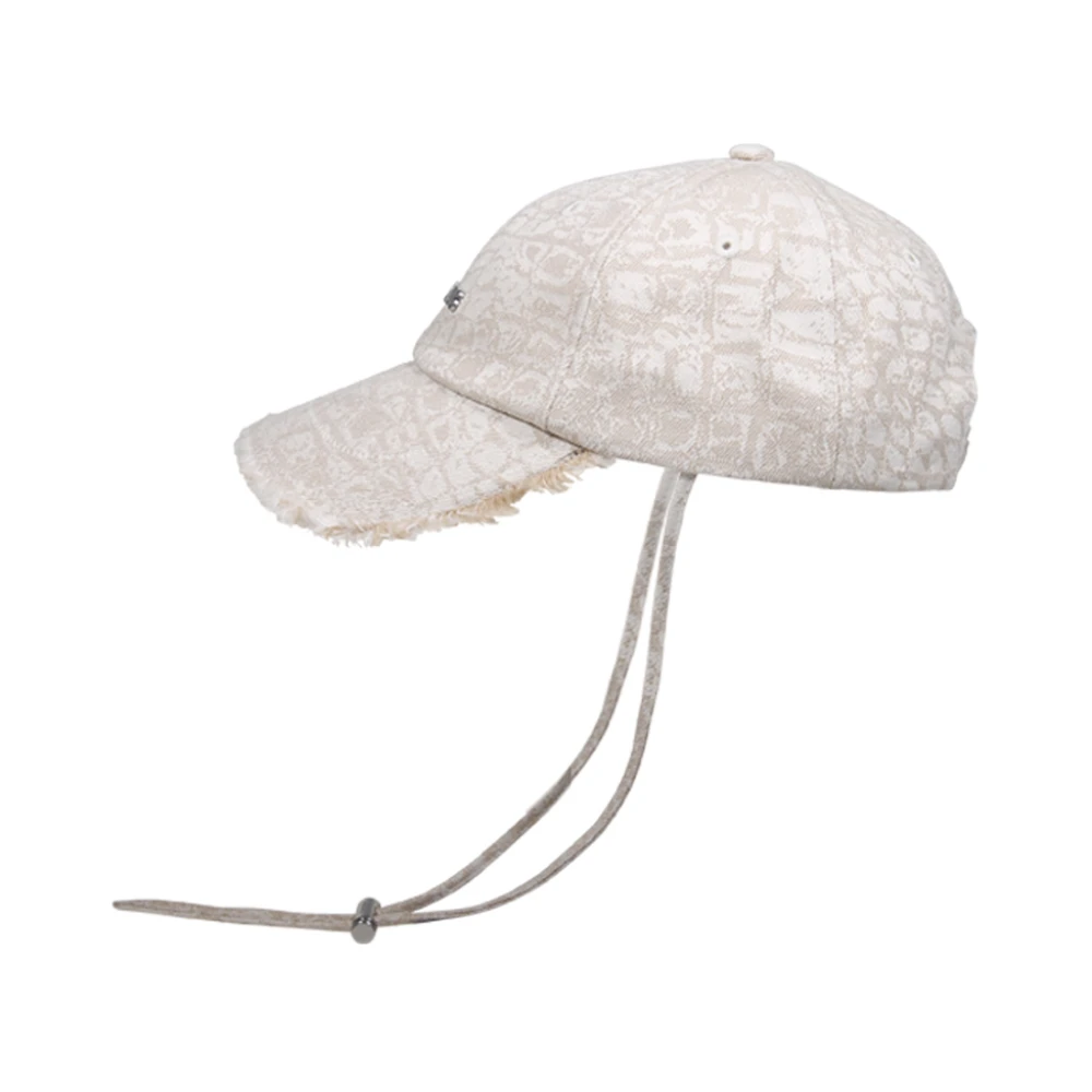 Jacquemus Artisjok Hoed Krokodil Beige Dames
