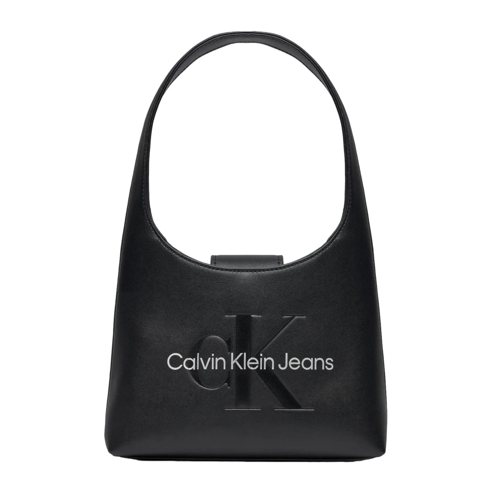 Calvin Klein Jeans Dames Schoudertas uit de Lente Zomer Collectie Black Dames