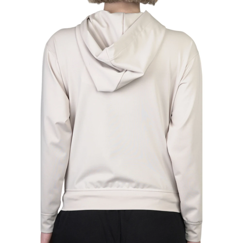 Hinnominate Zip Hoodie in Sabbia Beige Dames