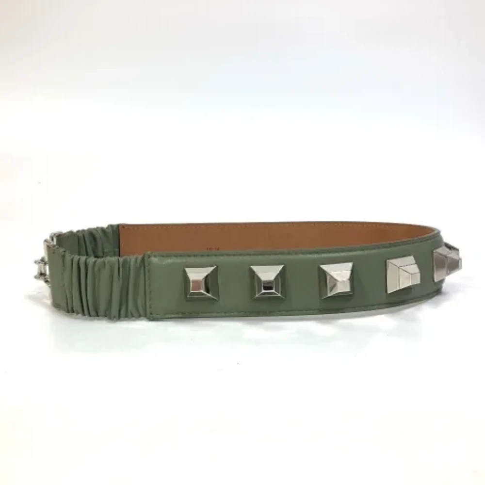 Fendi Vintage Pre-owned Leather belts Green Dames