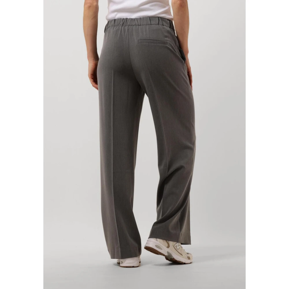 Selected Femme Wijde Grijze Broek Gray Dames