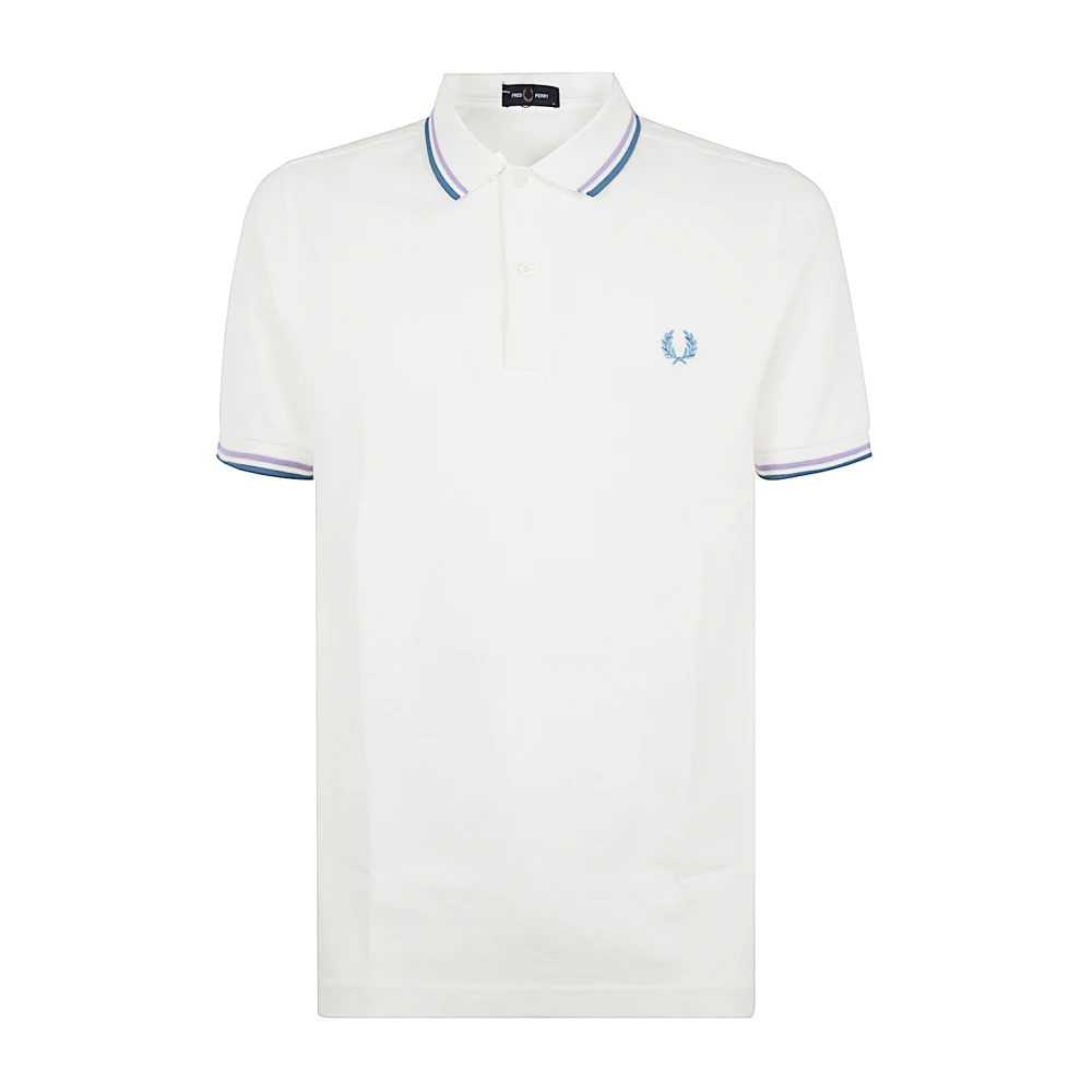 Fred Perry Ultviol Ocean Twin Tipped Shirt White, Herr