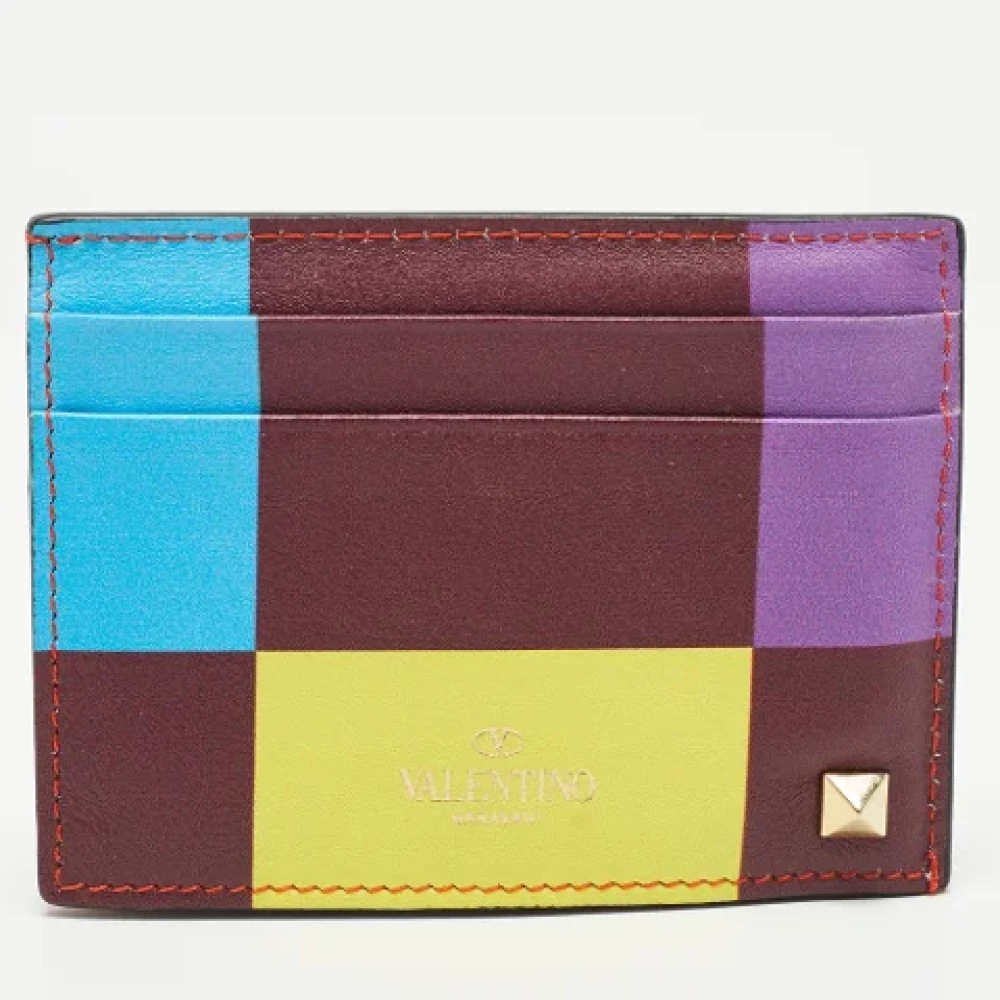 Valentino Vintage Pre-owned Leather wallets Multicolor Dames