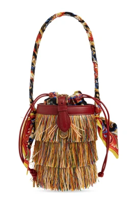 Raffia Capri Bucket Bag
