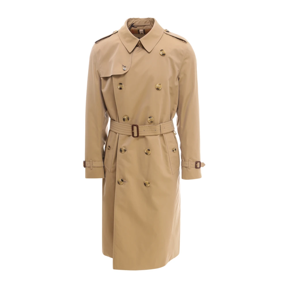 Burberry Klassieke Katoenen Trenchcoat Beige Heren