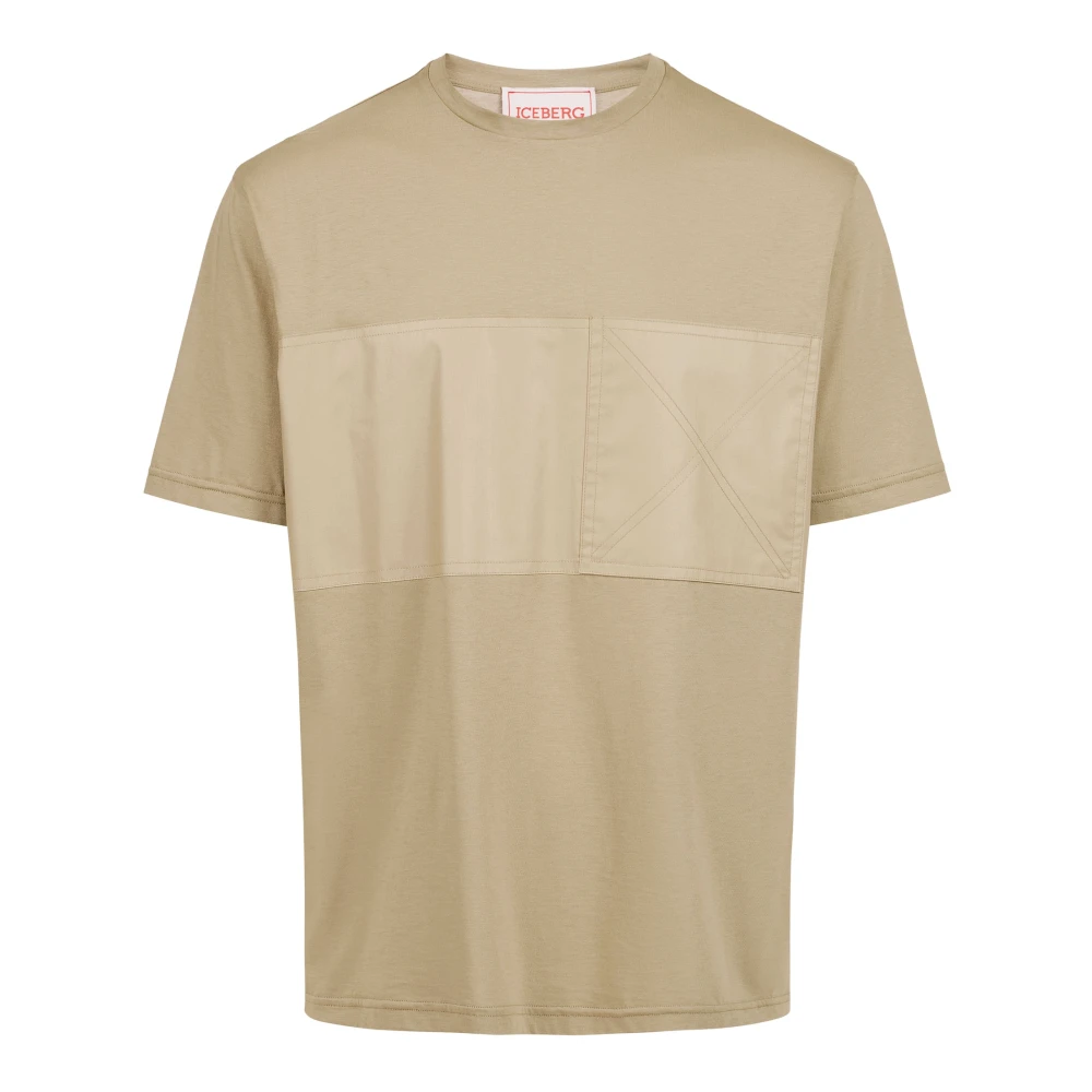 Iceberg - Tops > T-Shirts - Beige - Iceberg - Modalova
