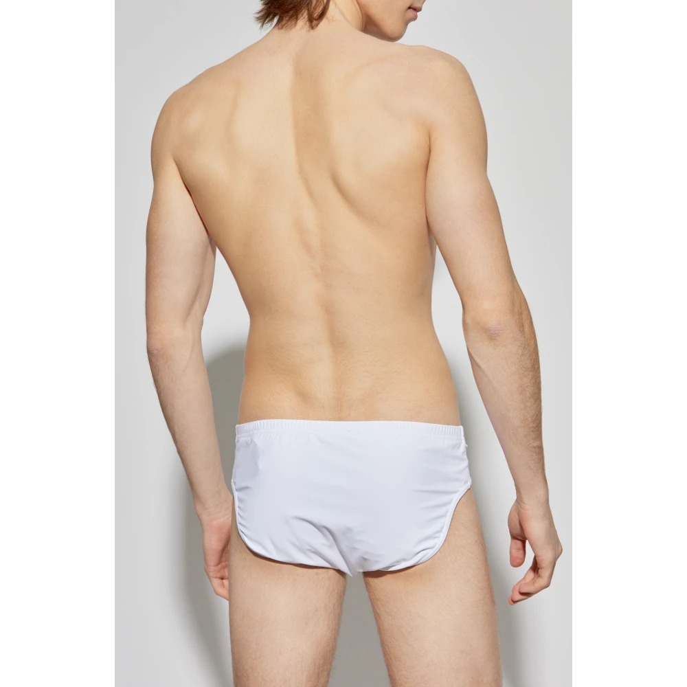 Balmain Swim Briefs White Heren