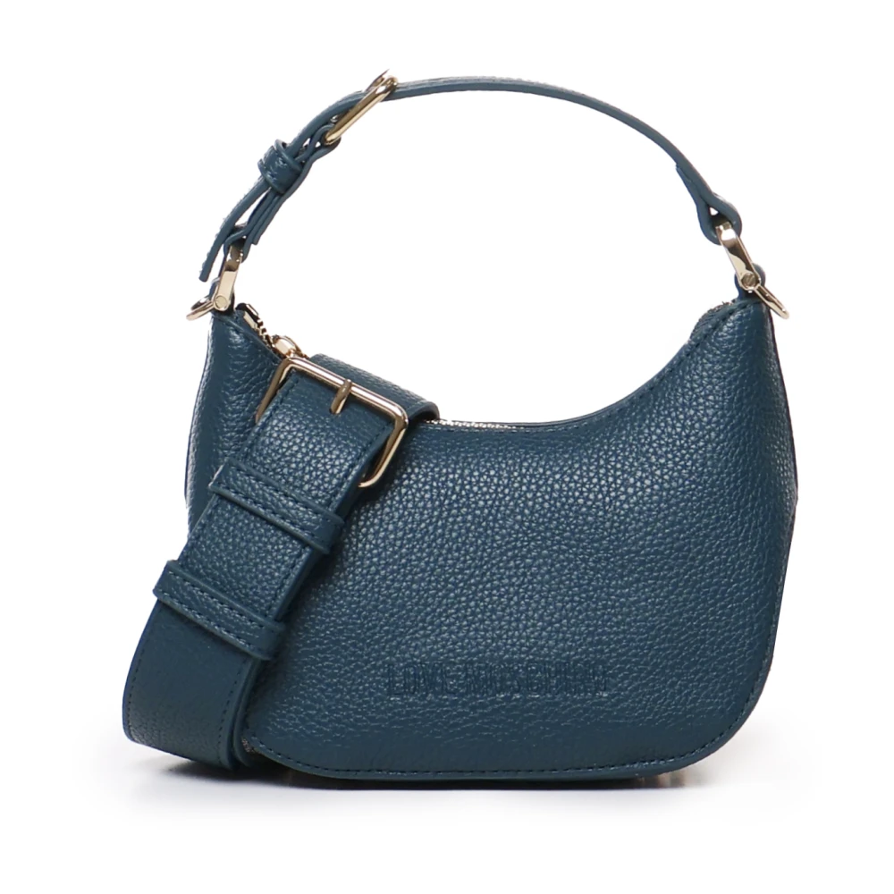 Love Moschino Teal Ecoleather Tas met Ritssluiting Green Dames