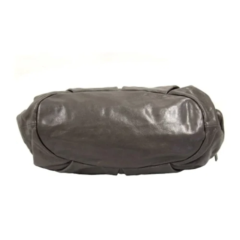 Marni Pre-owned Leather clutches Gray Dames