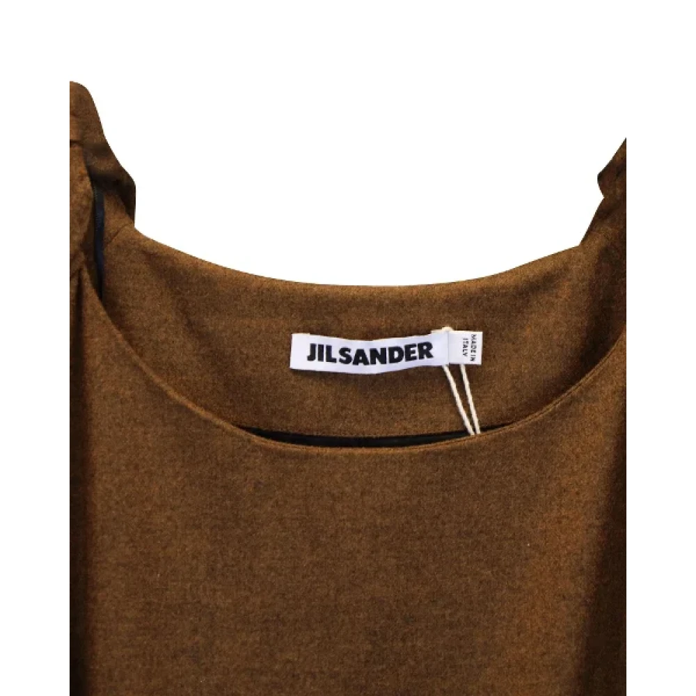 Jil Sander Pre-owned Wool dresses Brown Dames