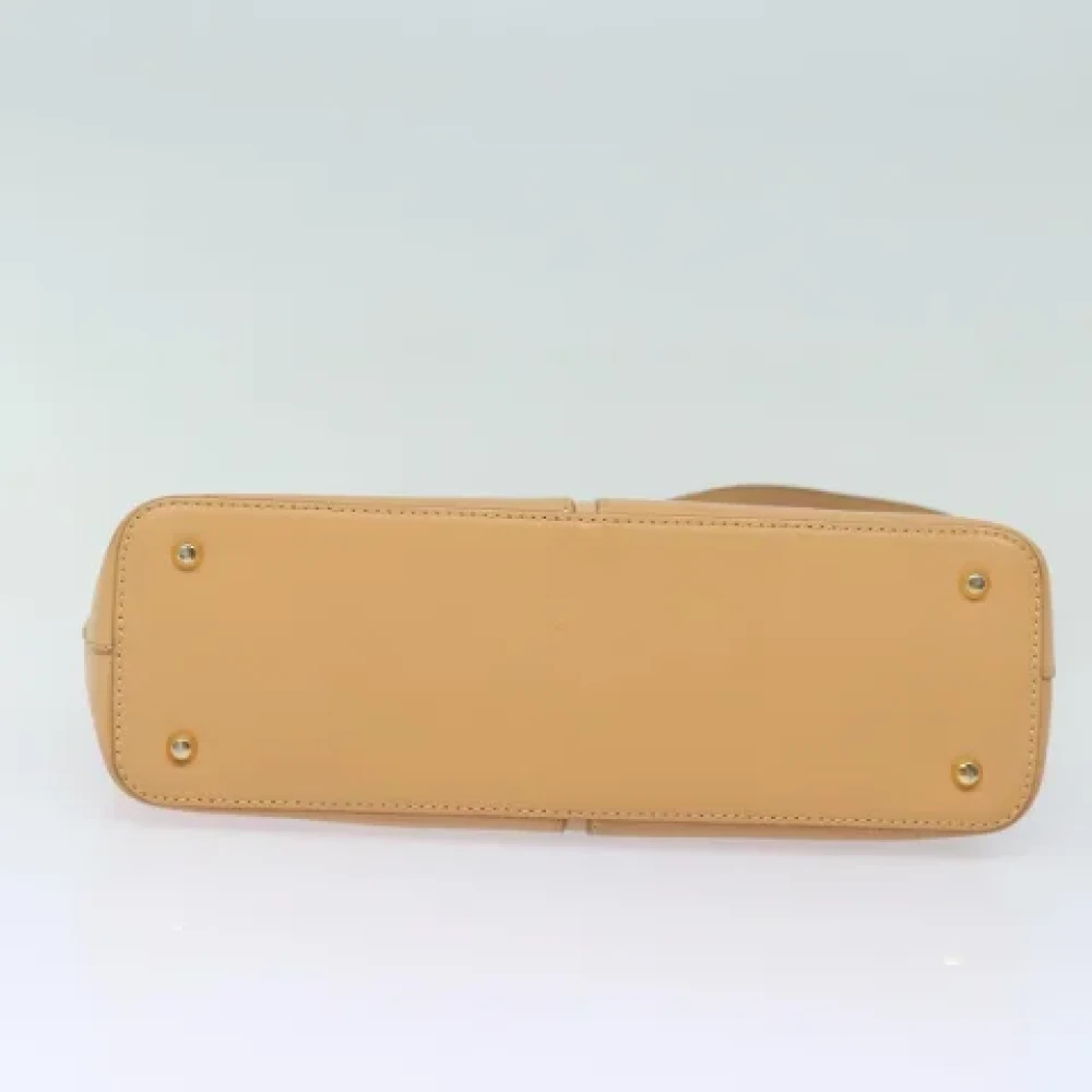 Burberry Vintage Pre-owned Canvas shoulder-bags Beige Dames