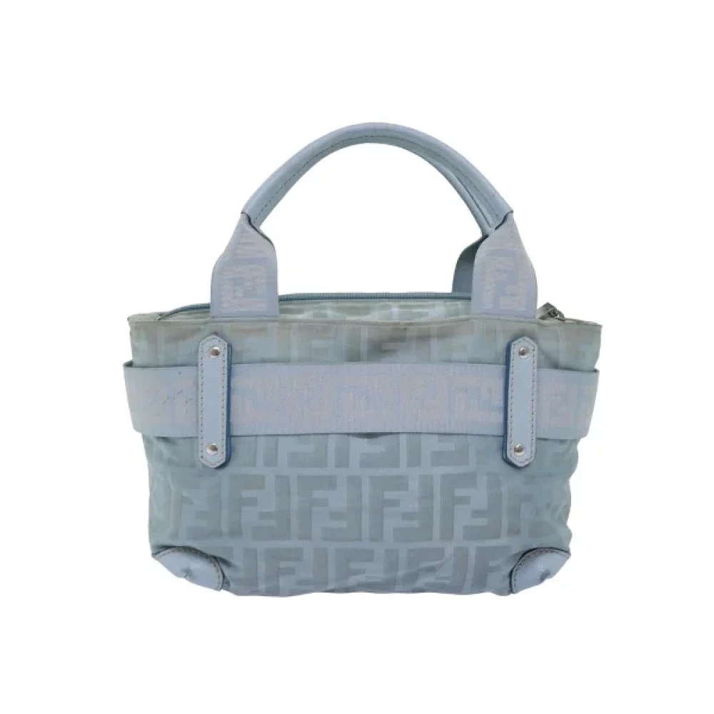 Fendi Vintage Pre-owned Nylon handbags Blue Dames