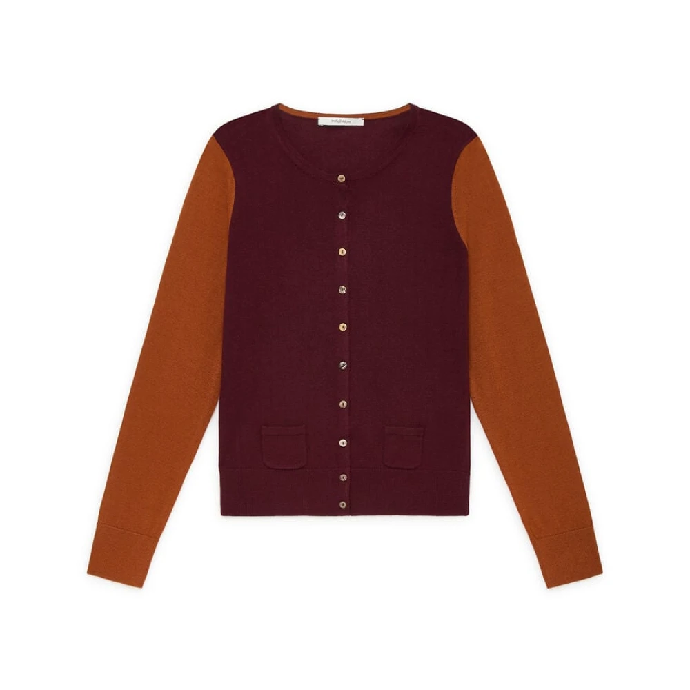 Maliparmi Damen Violett Strickwaren, Lila, Sgröße: