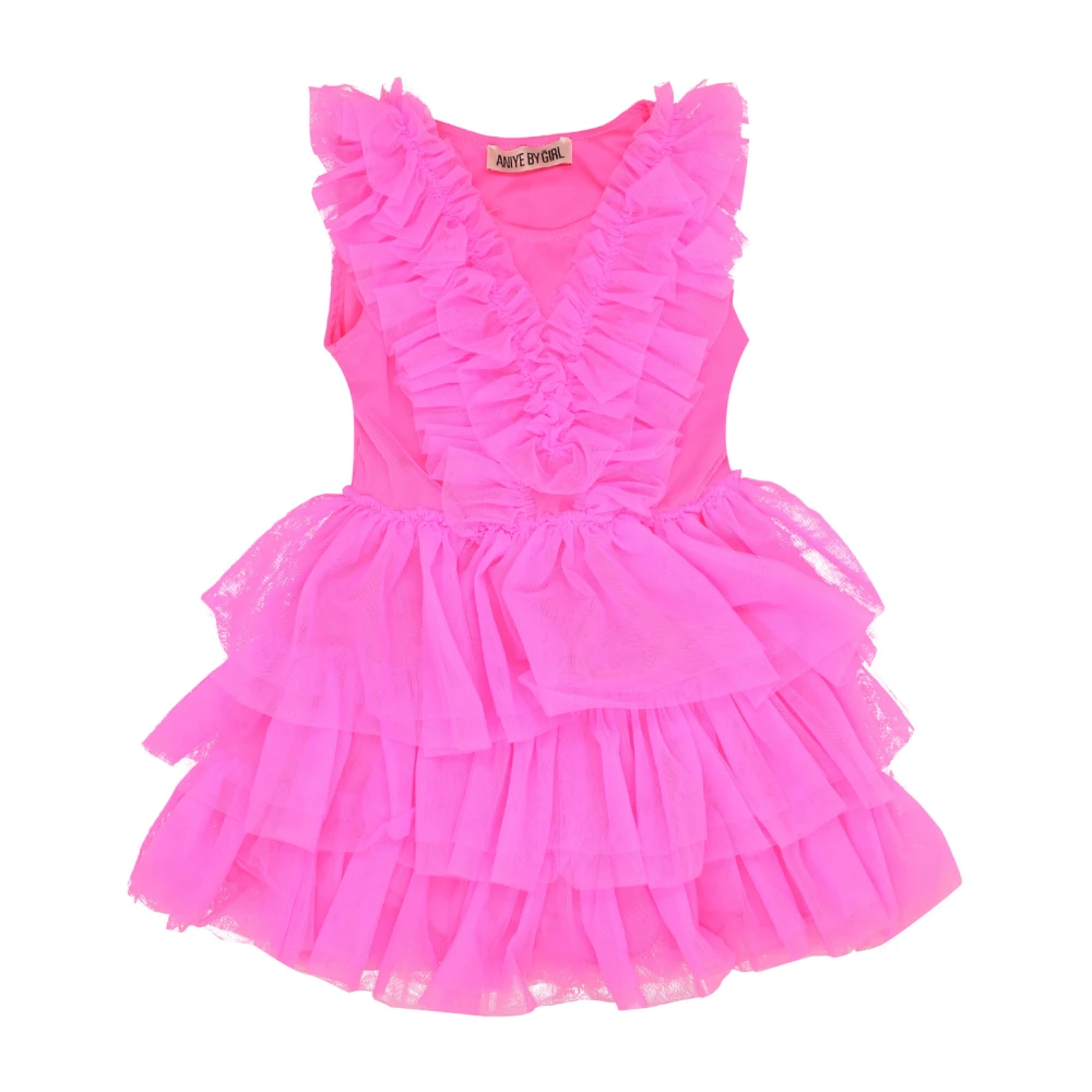 Aniye By Pink Dresses, Female, 13 Y, Cotton Ruffle Dress