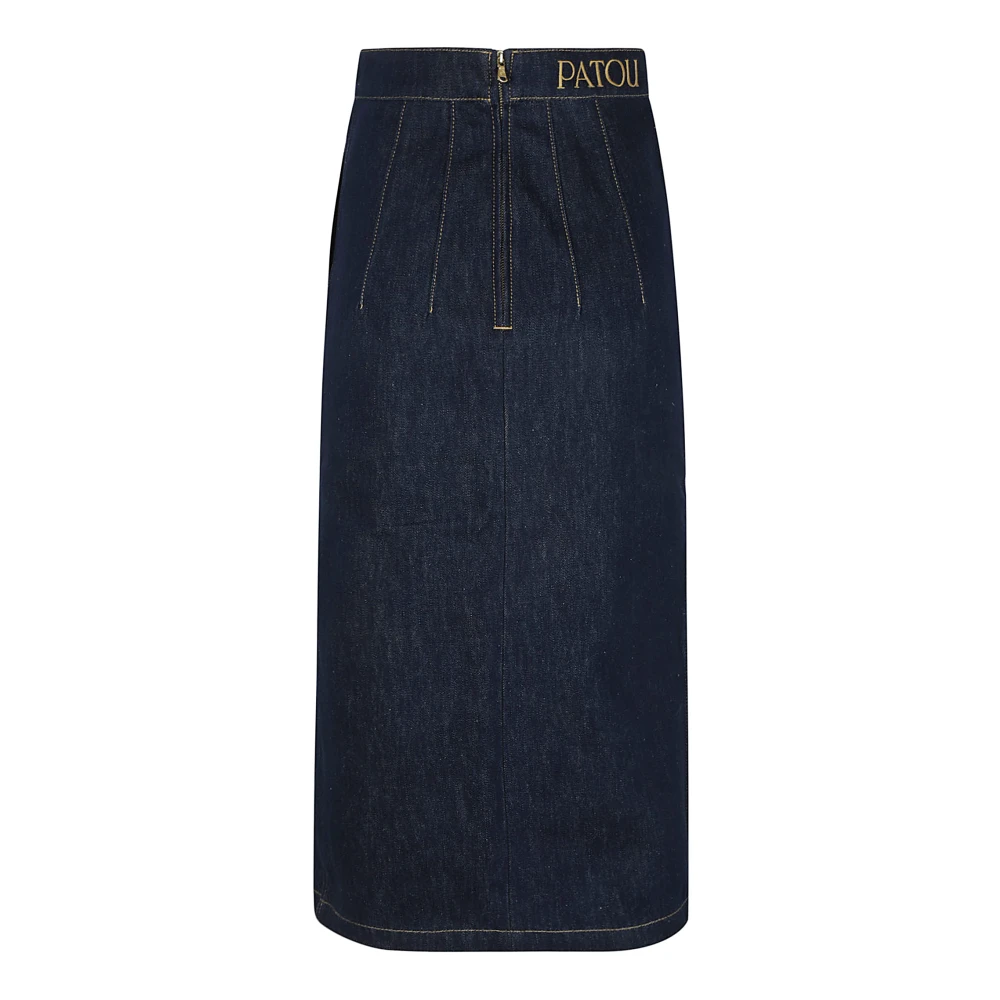 Patou Jewel Potlood Rok Blue Dames